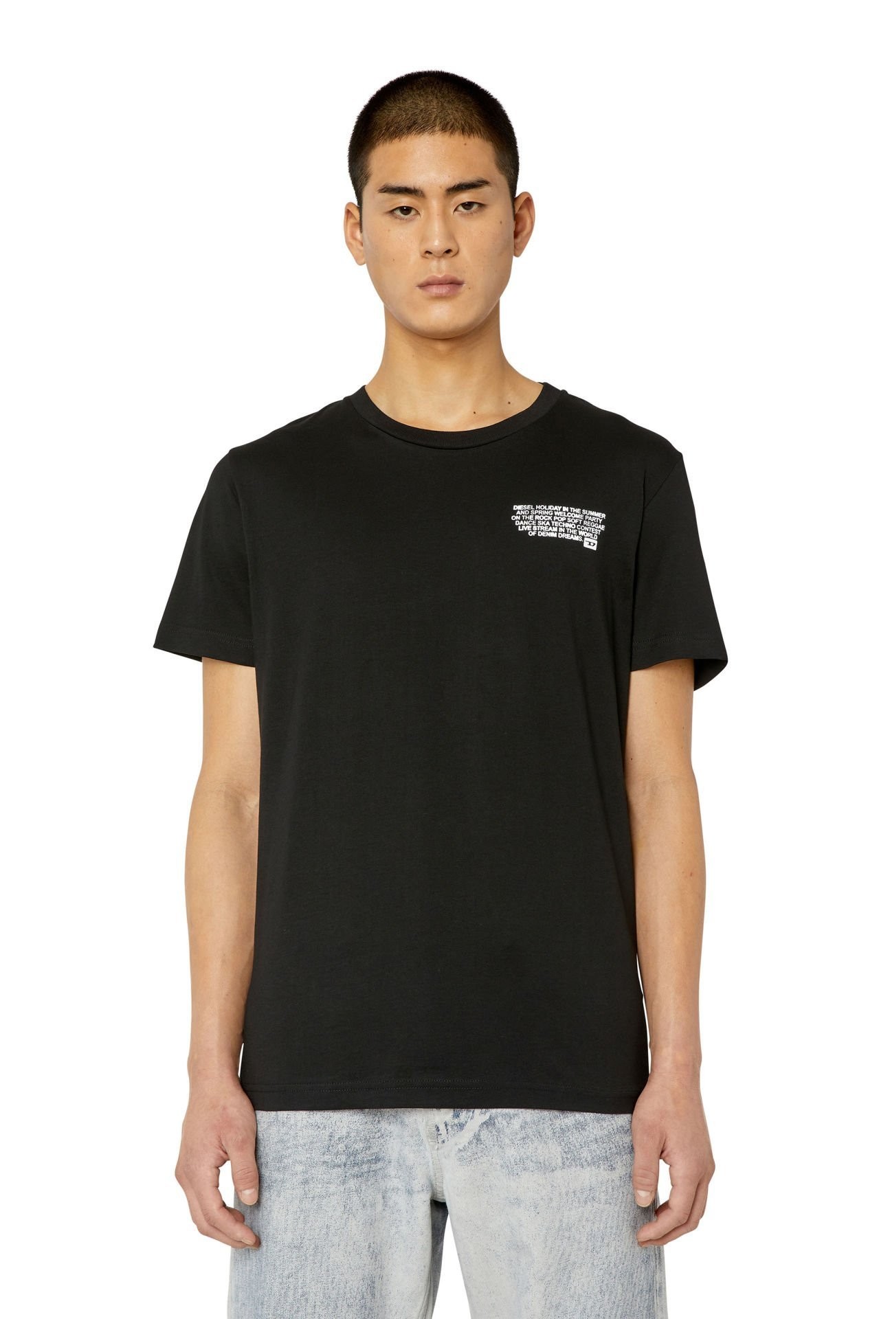 DIESEL T-DIEGOR-K57 MAGLIETTA BLACK S