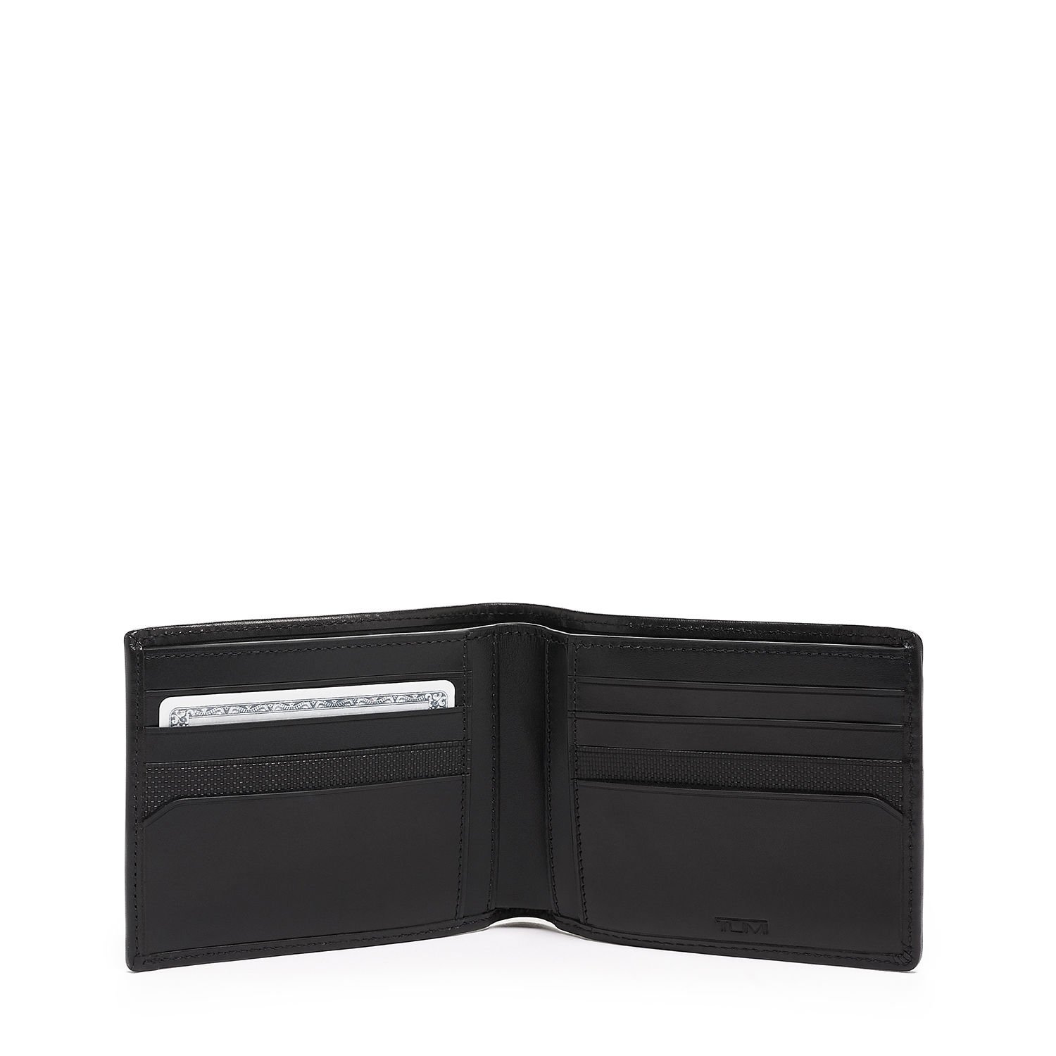Global Double Billfold Black Wallet 01192230D2