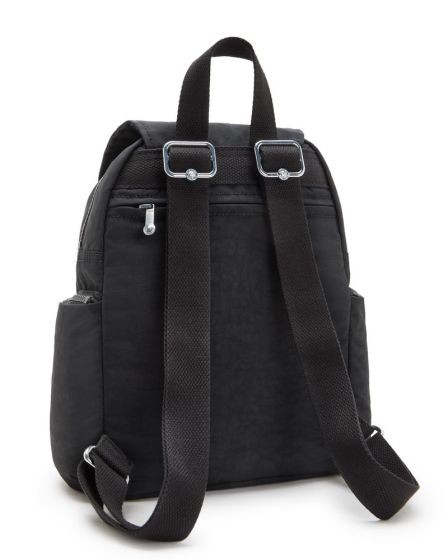 Mini Black Backpack with Adjustable Straps 