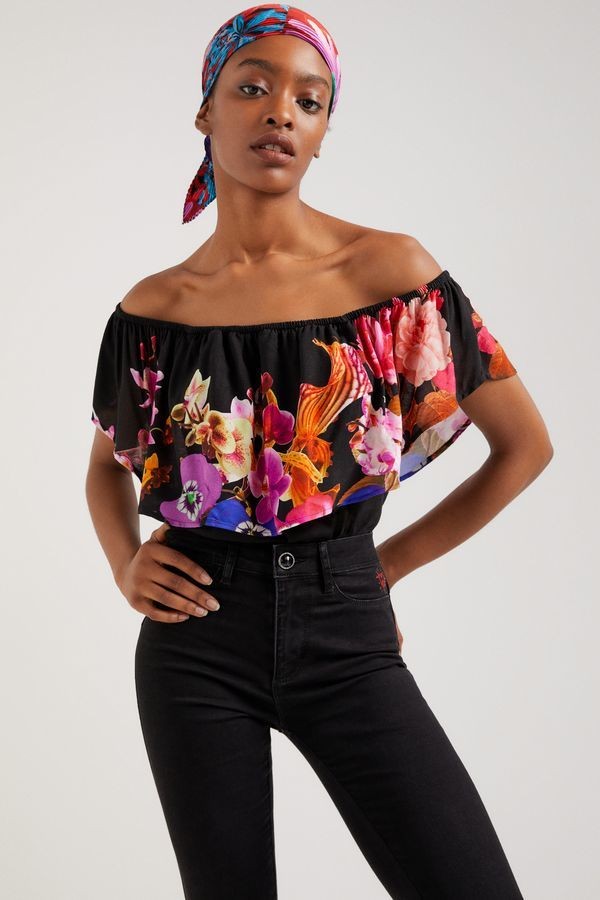 Christian Lacroix flower top