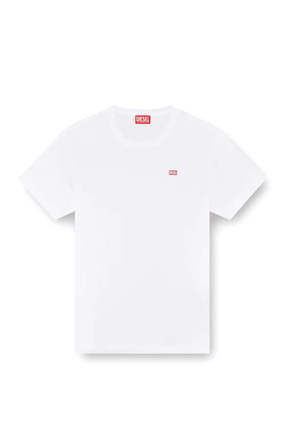 T-Shirt In Mercerised Cotton White