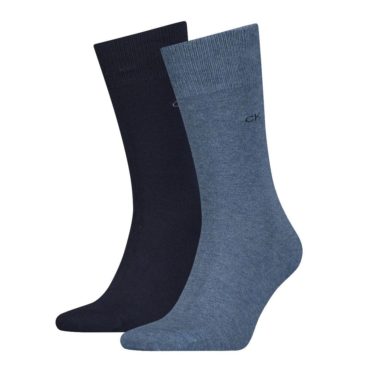 Socks 2P Denim Melange