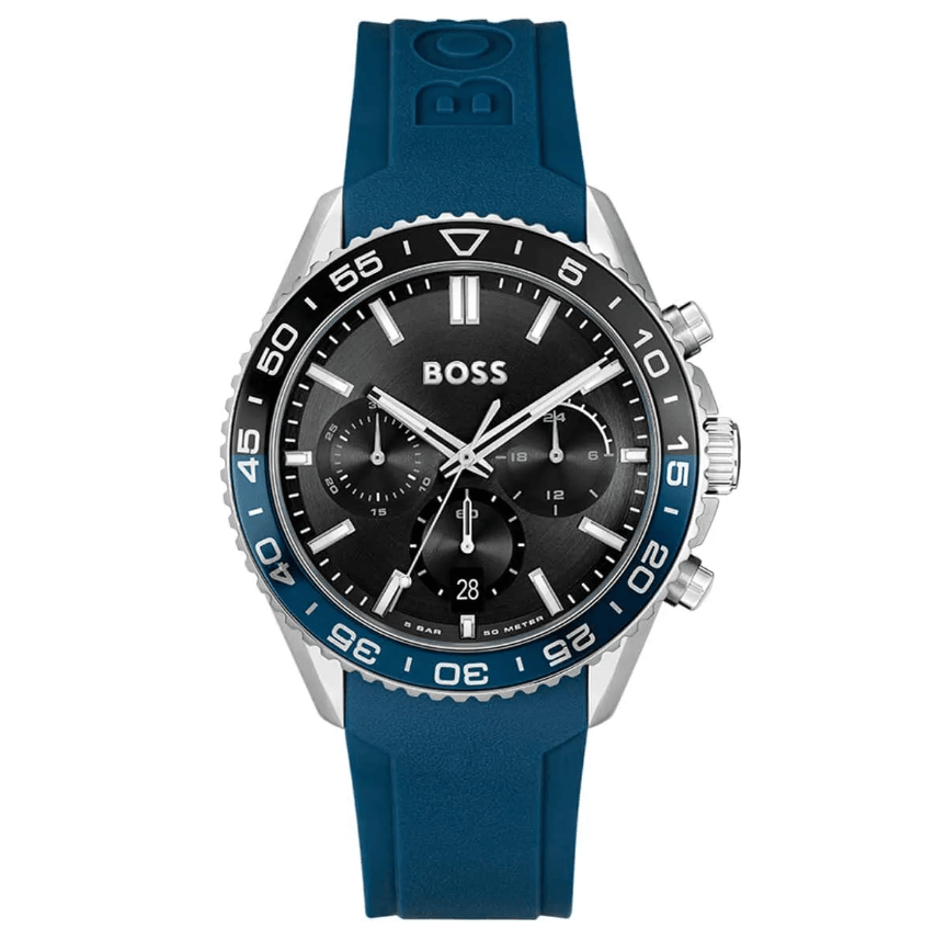 Runner Blue Navy Silicone Men's Watch HB1514245