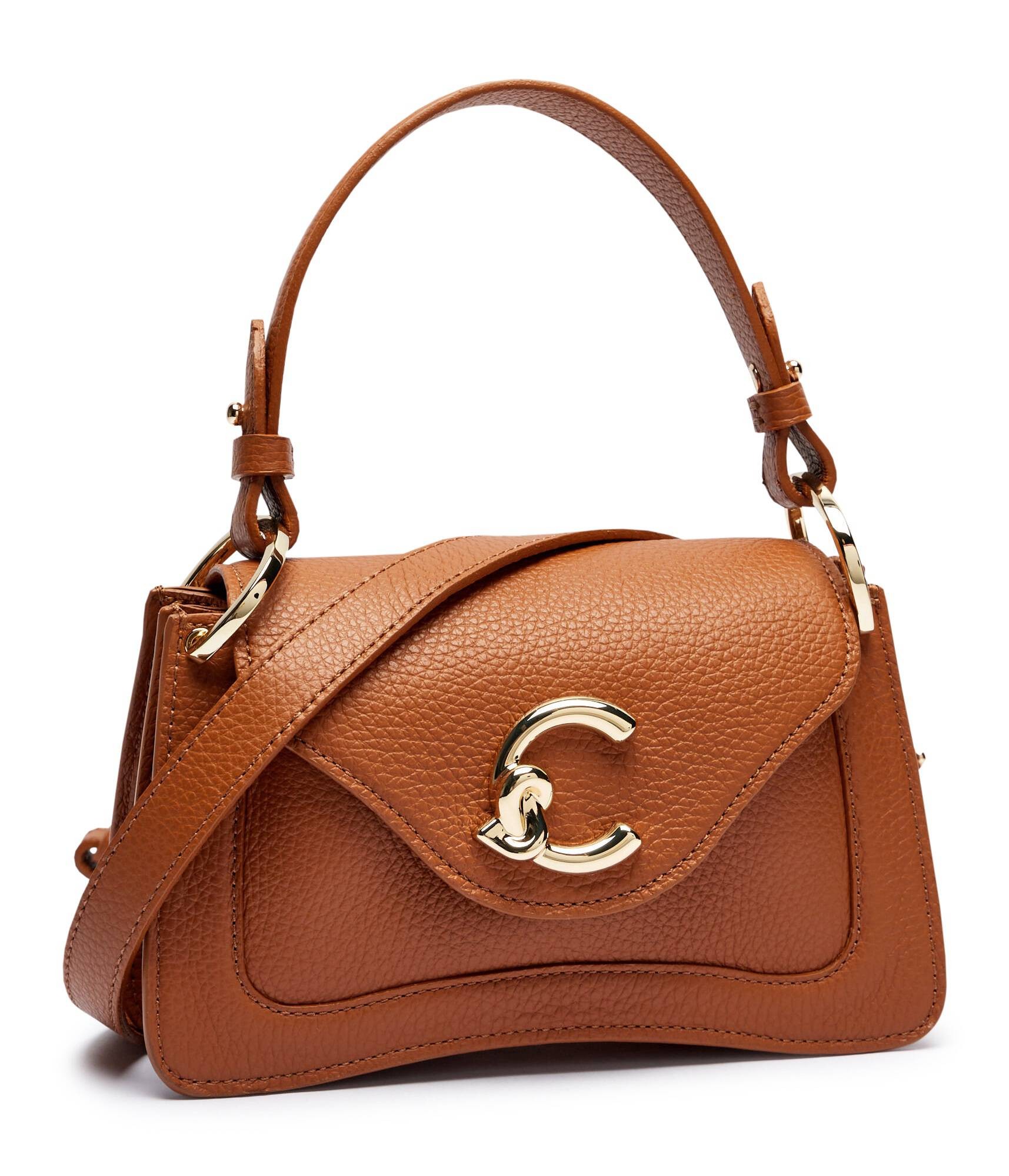 C-Me Hand Bag Cognac E1SSL180201