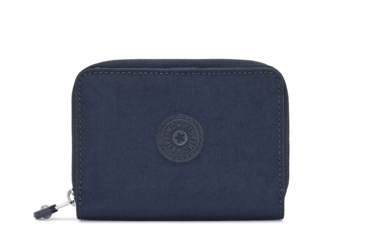 Money Love Navy Blue Round Zip Medium Wallet KPKI373896V1
