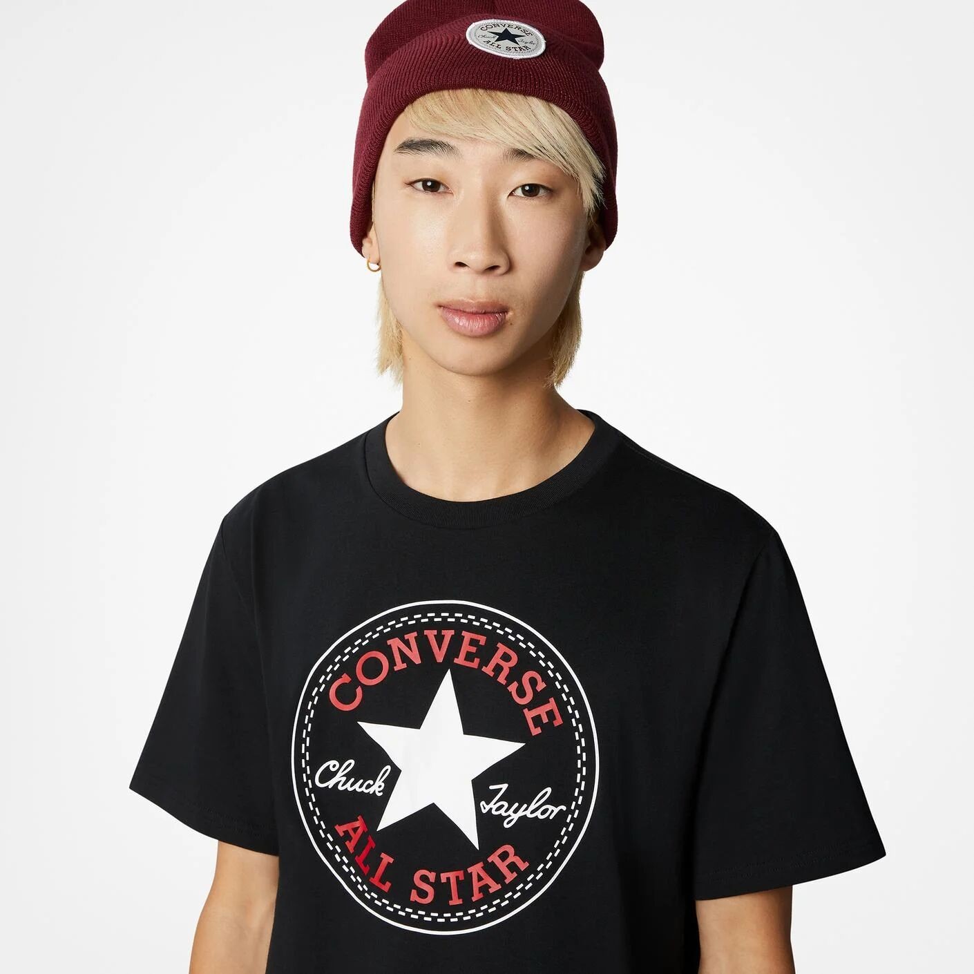 CONVERSE GTO ALLSTAR PATCH TSHIRT BLK S