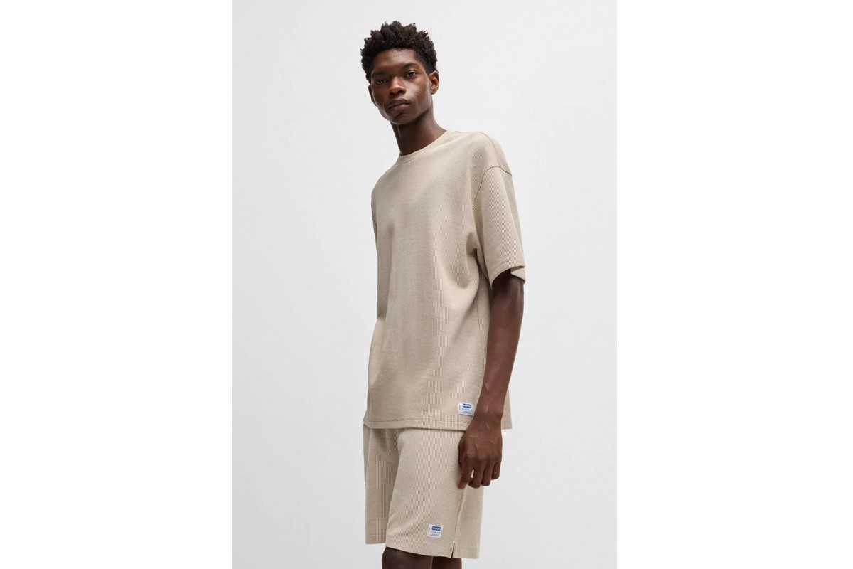 Hugo Blue Nuwaffle T-Shirt 1026887301