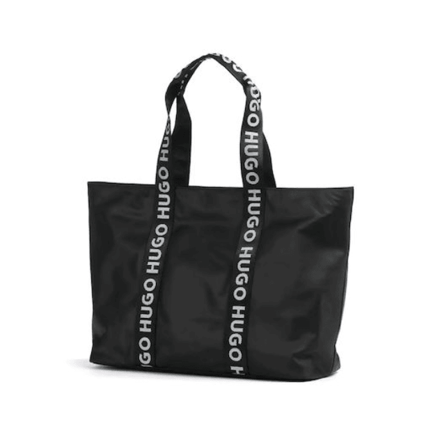 Hugo Red Bel Black Tote Bag  1026036801 