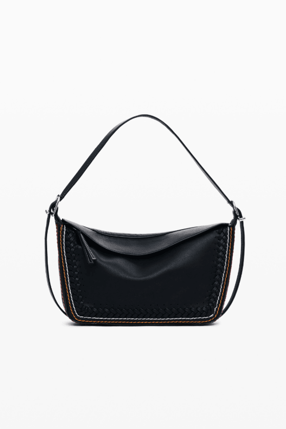 Trama Munich U Black Shoulder Bag