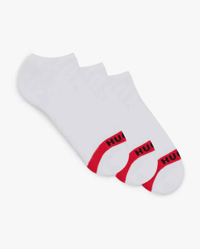 Hugo Red 3Pack PLush Tape Socks 1025977201
