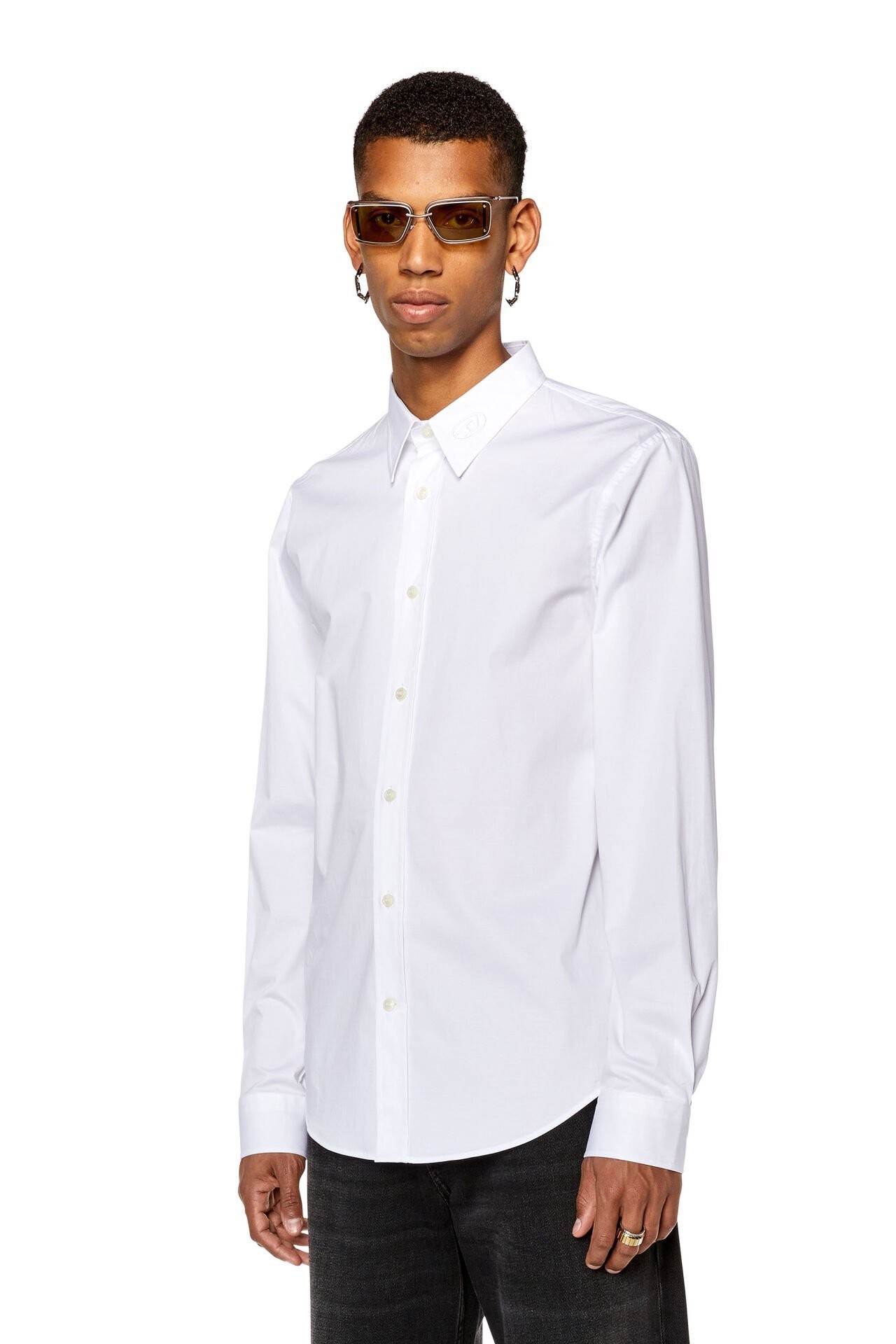 DIESEL S-BENNY-CL SHIRT WHT