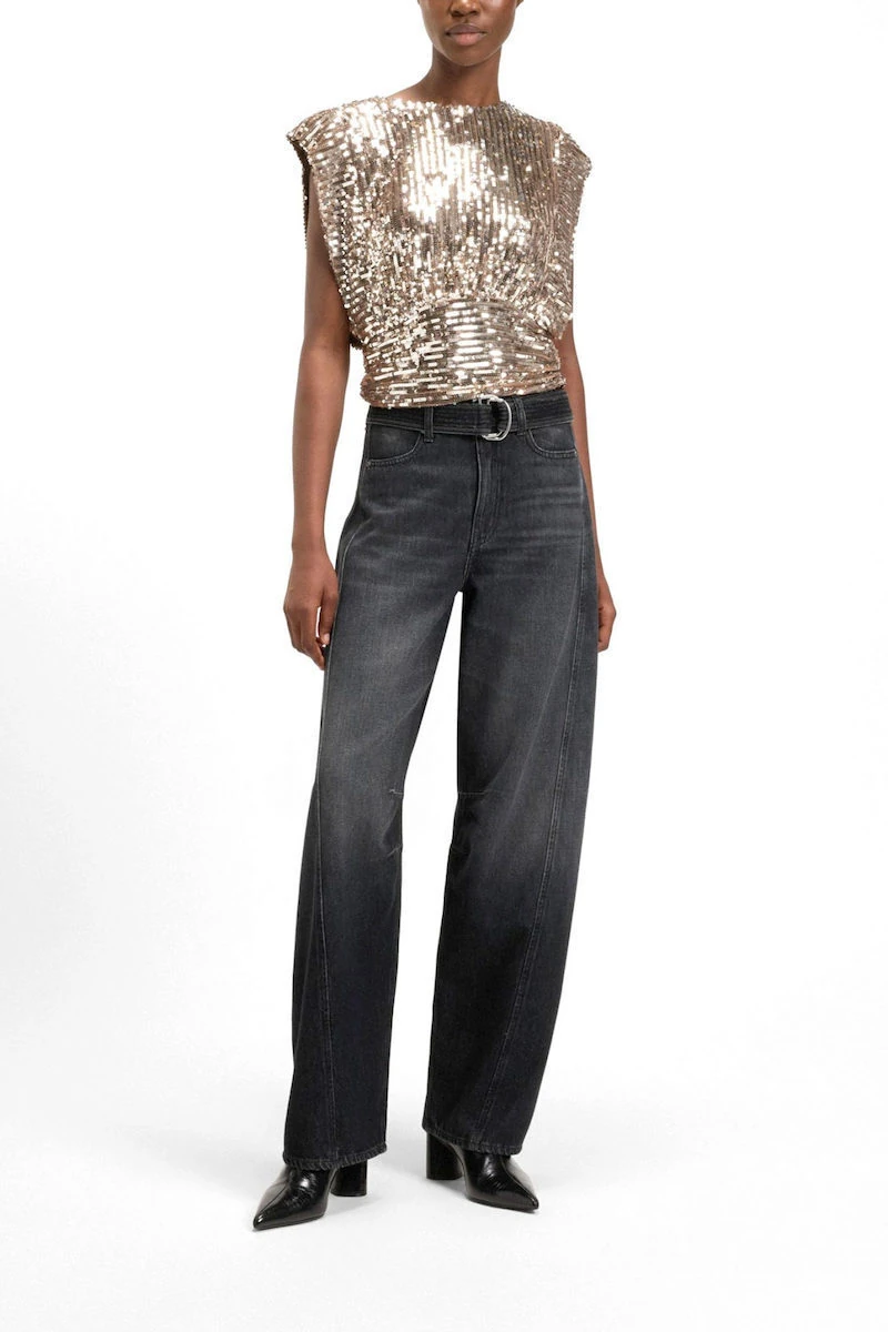 Boss Orange C Baloon Belt Dark Gray Jeans 10262390 01