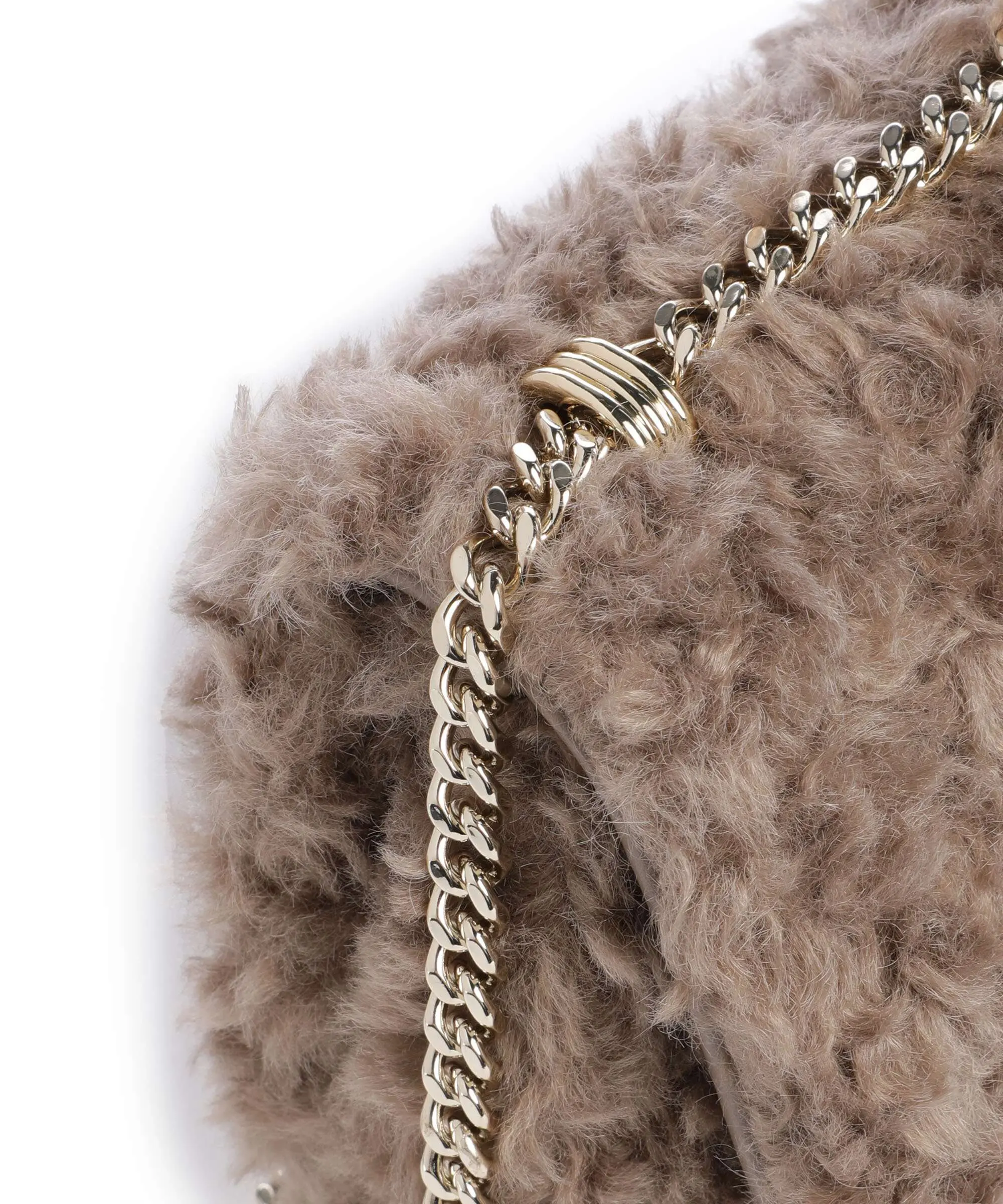 Boss Black Brown Fur B Icon Shoulder Bag 10273639 01