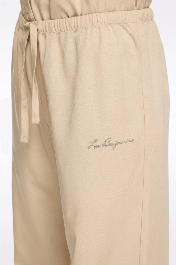 Beige Linen Pants