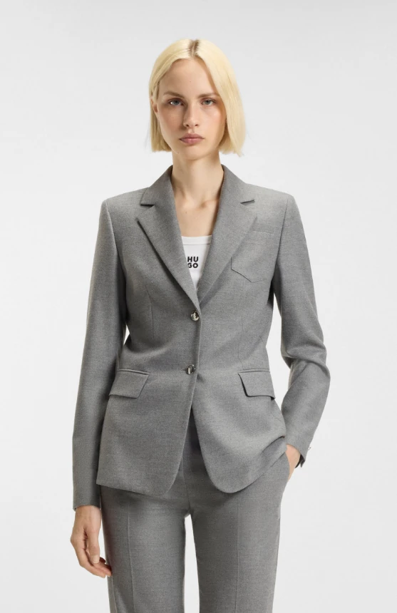Hugo Red Agelina Grey Blazer Jacket 10273897