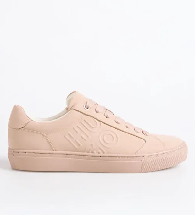 Hugo Red Morrie Pink Beige Sneakers 