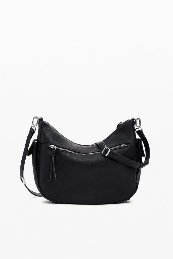 Half Astana U Black Shoulder Bag