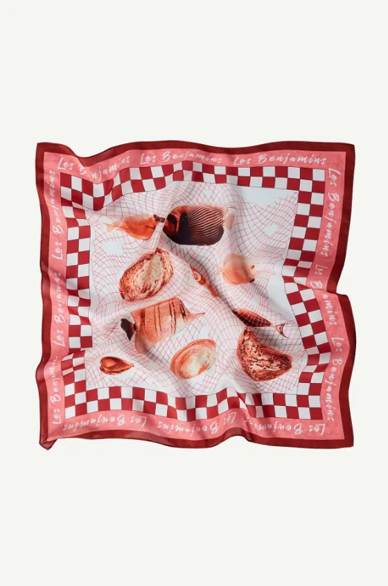 Handprinted Silk Scarf 002 main image 0