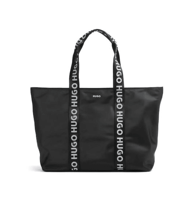Hugo Red Bel Black Tote Bag  1026036801 