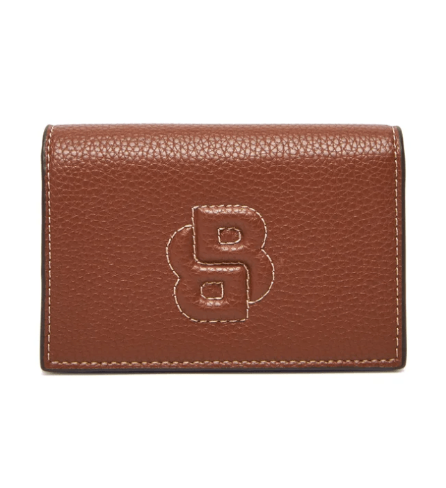 Boss Black Anett Small Brown Leather Wallet