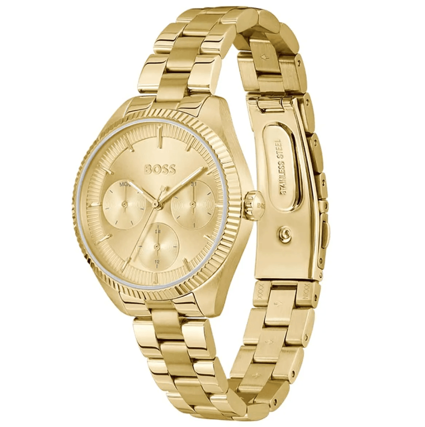 Sage Sport Horloge Gold Stainless Steel Women's Watch HB1502803