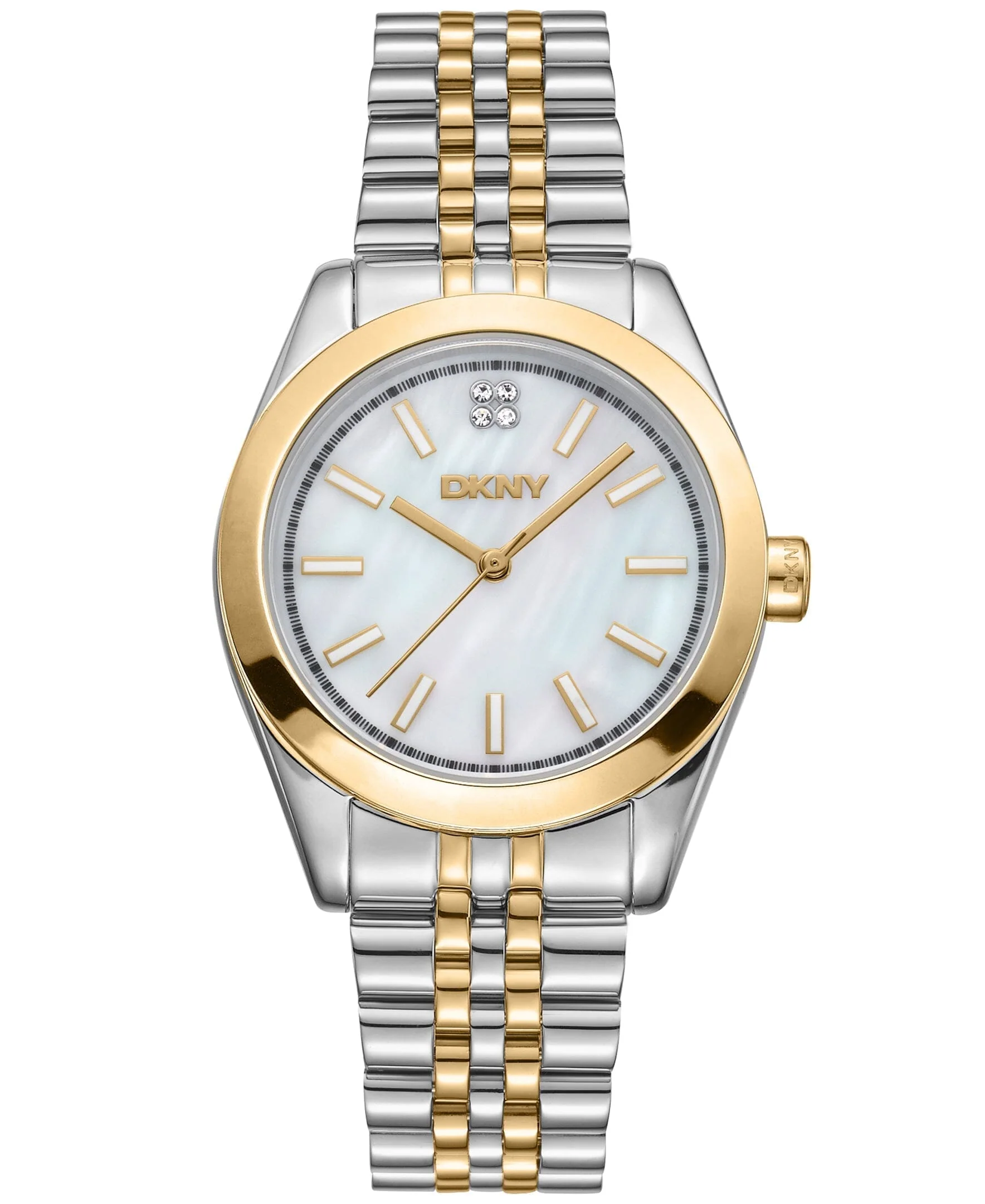 DKNY Two-Tone Silver and Gold Watch Mad OXX main image 2