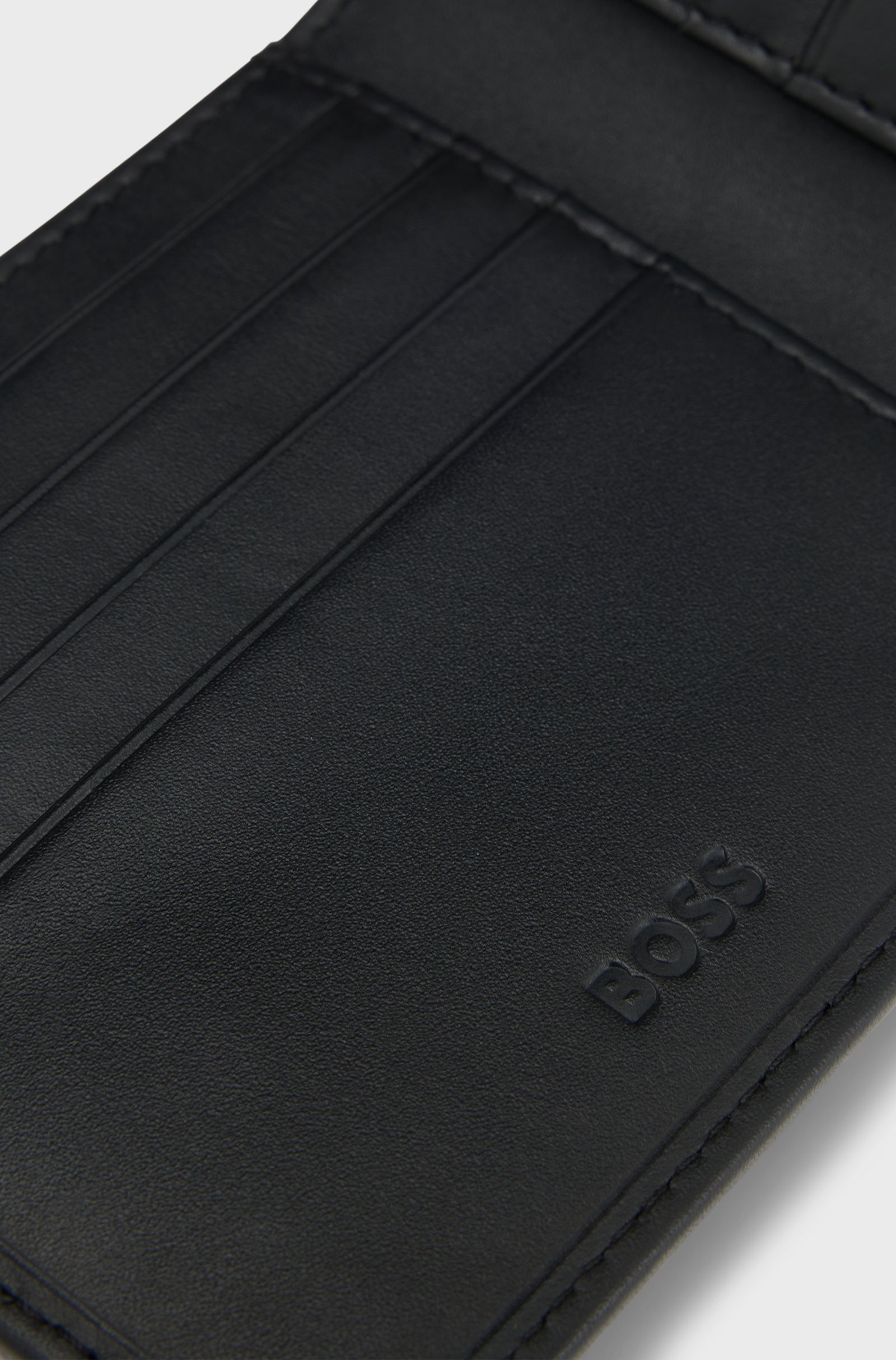 Boss Black Randy Black Leather Wallet 10272879 01