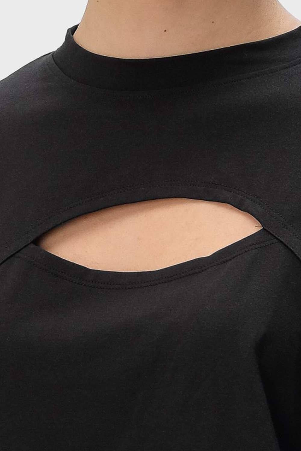 Hugo Red Ivy Black Crop T-Shirt  1025707701
