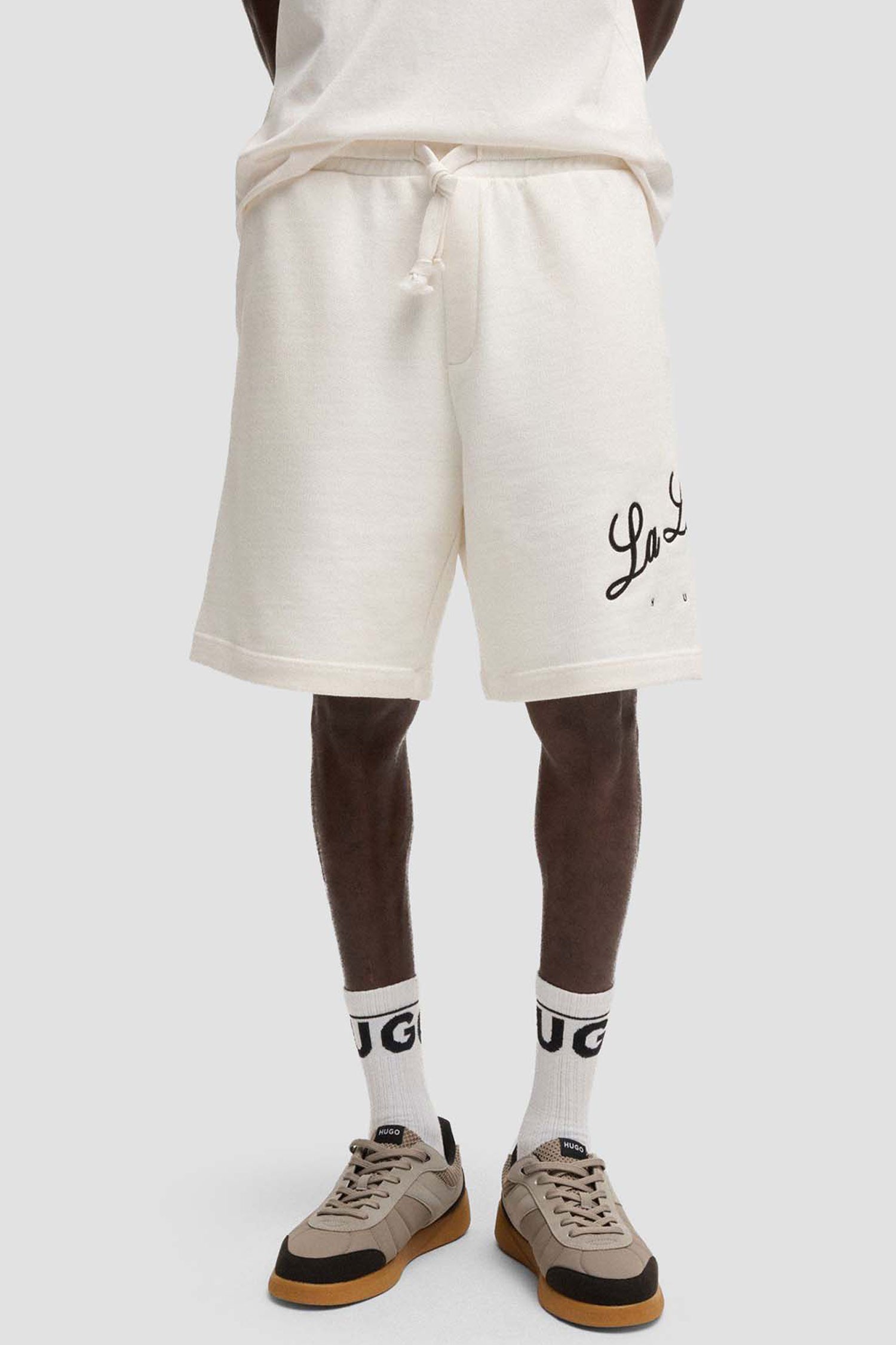 Hugo Red Natural Duold Jersey Shorts 1027070001