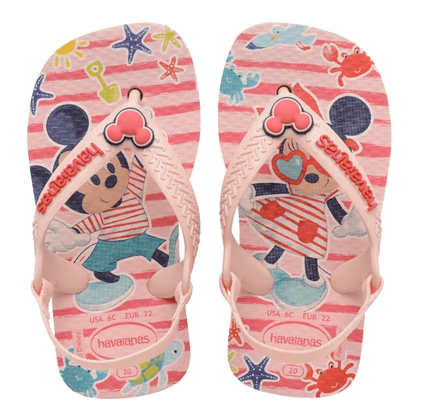Baby Disney Classic Rosa/Vermelho Slippers