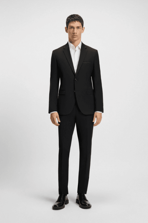 Hugo Red Arti Hesten Two Piece Wool Blend Extra Slim Fit Suit 10271277
