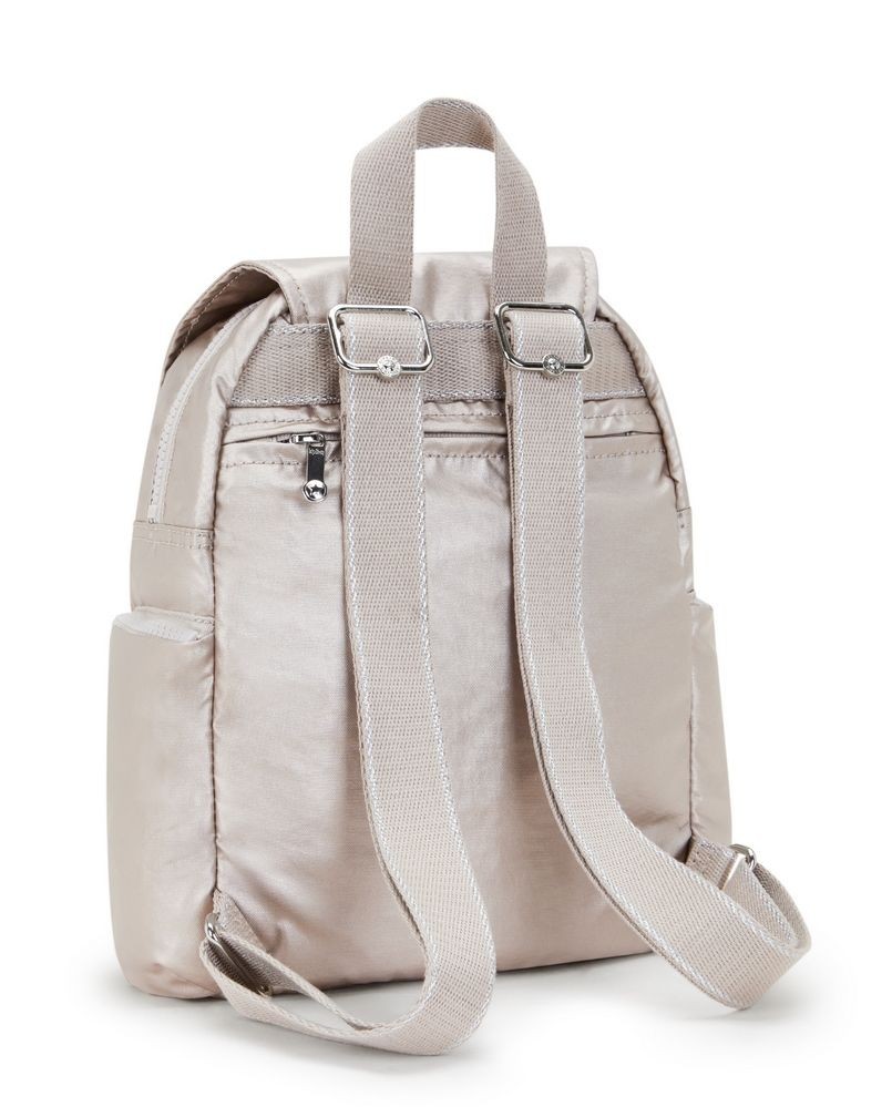 City Zip Mini Metallic Glow Backpack