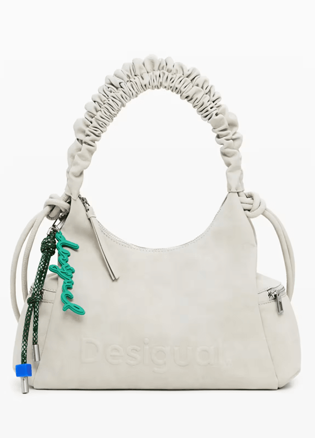 Half Logo Montville Piedra White Shoulder Bag 