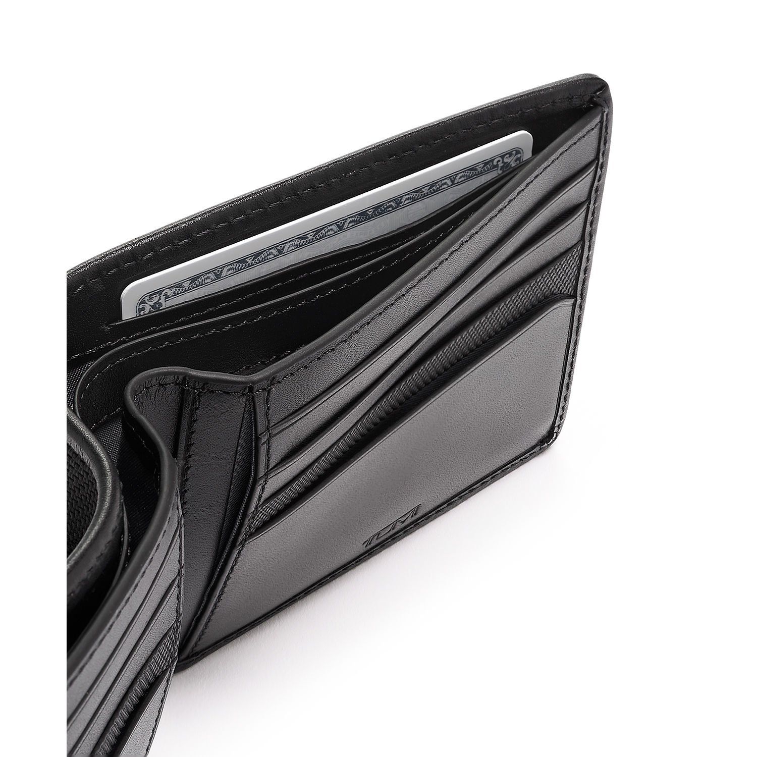 Global Double Billfold Black Wallet 01192230D2