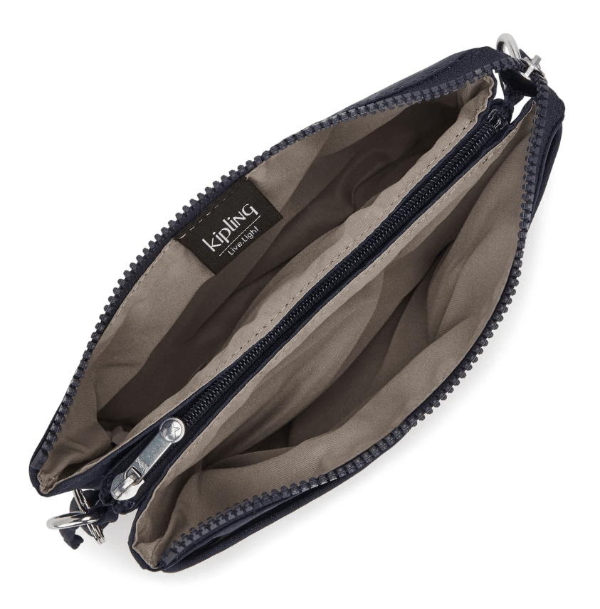 Riri Blue Bleu 2 Large Pouch with Crossbody Strap Bag