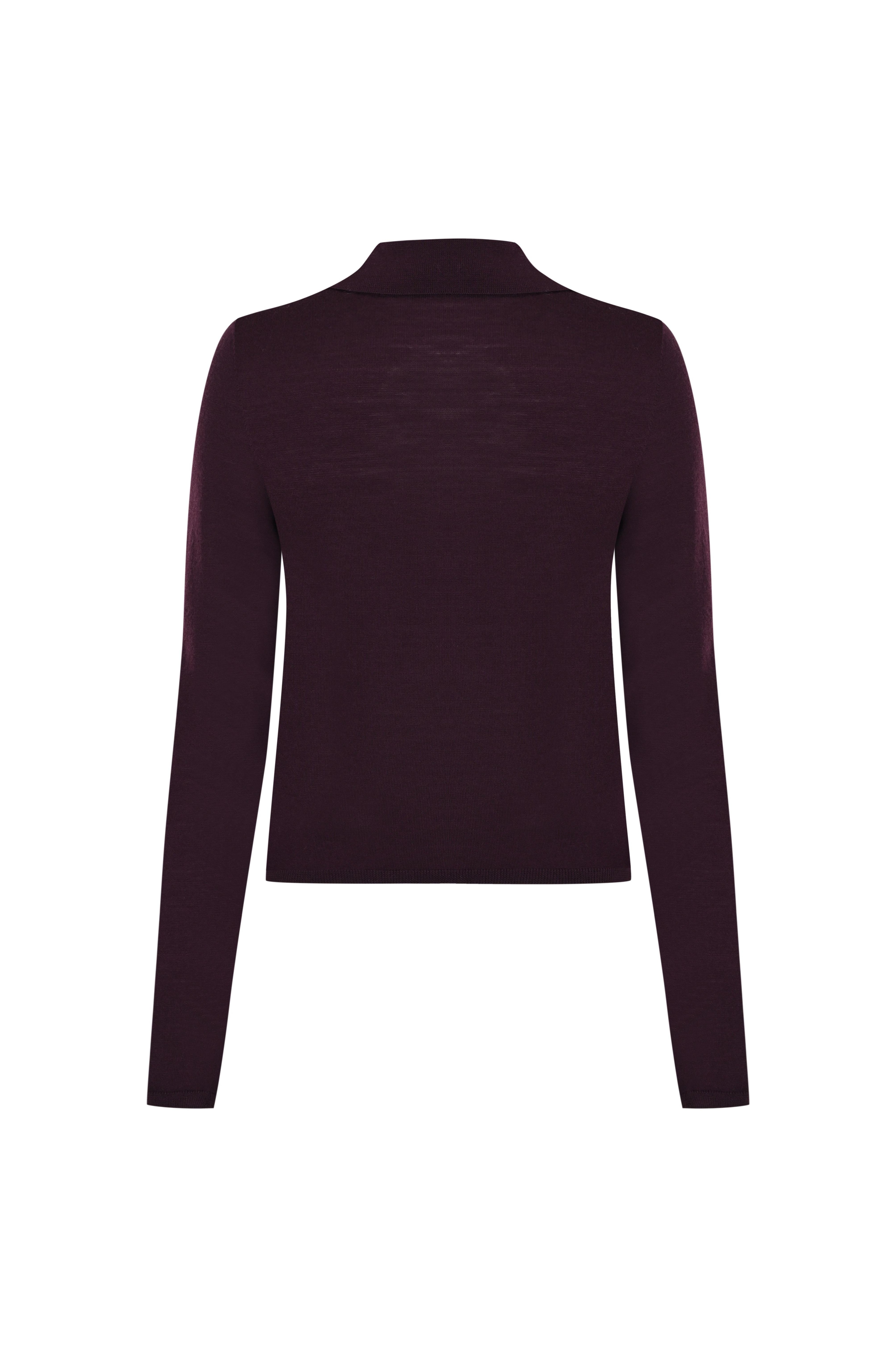 Polo Neck Wool Jumper