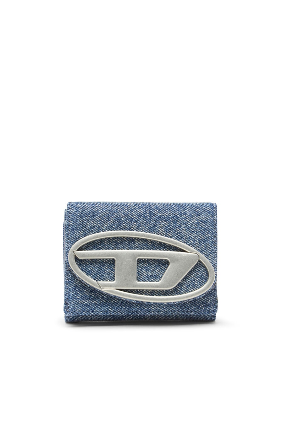 1DR Tri Fold Coin XS II Denim Wallet