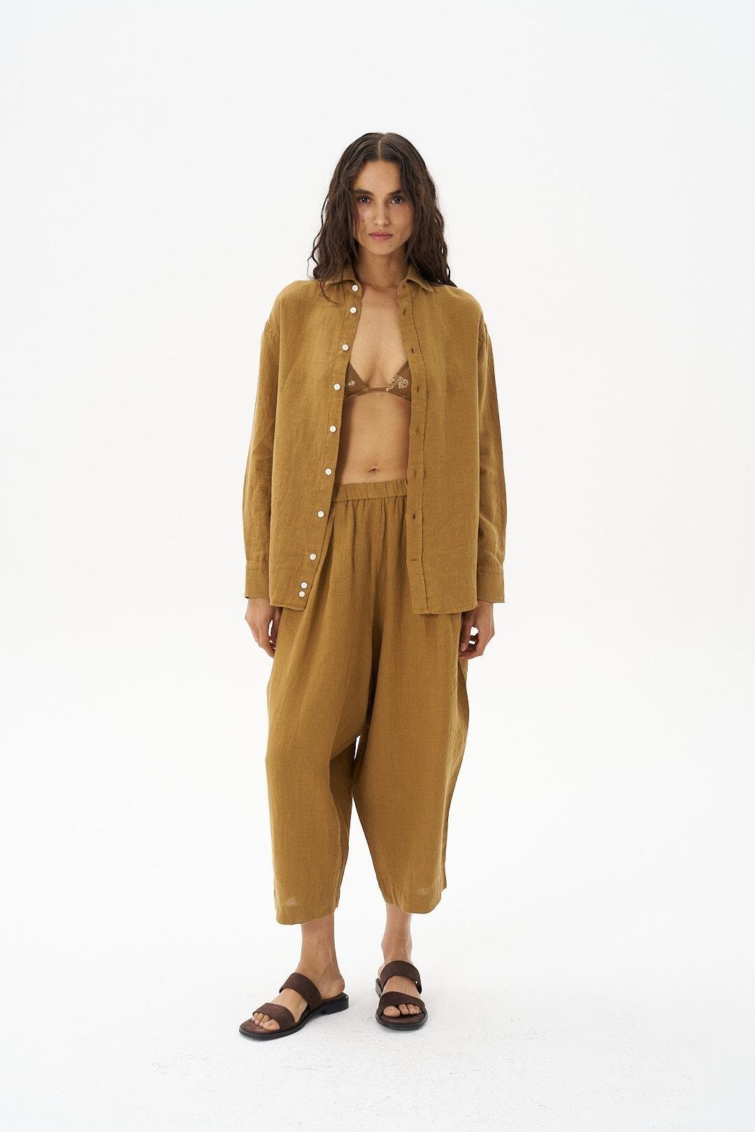 Linen Baggy Pant