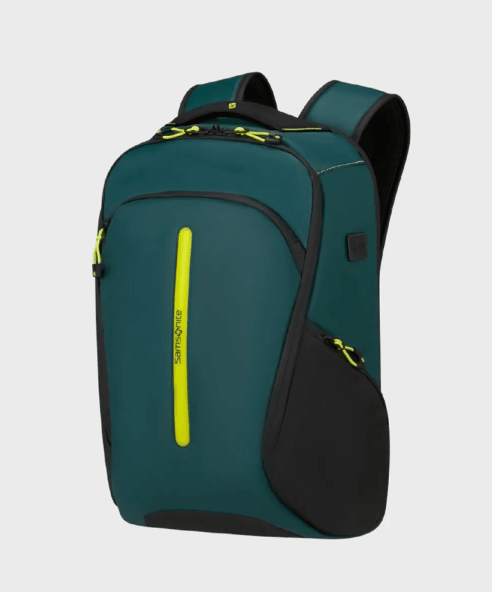 Eco Diver Urban Dark Teal Lime M USB Laptop Backpack