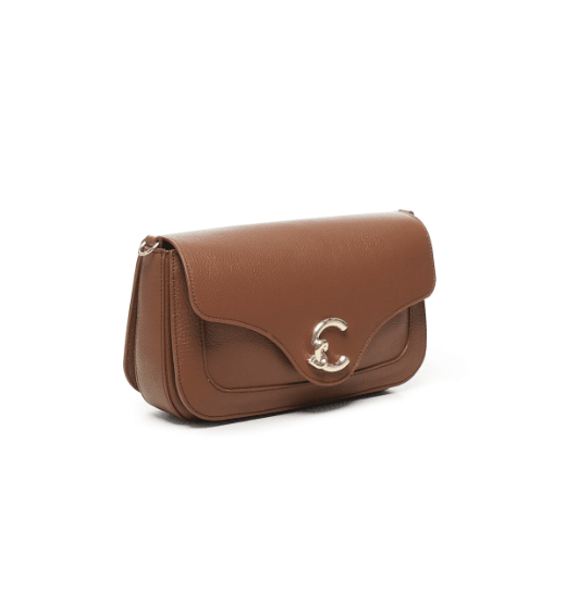 C-Me Cognac Handbag E1SSL120301