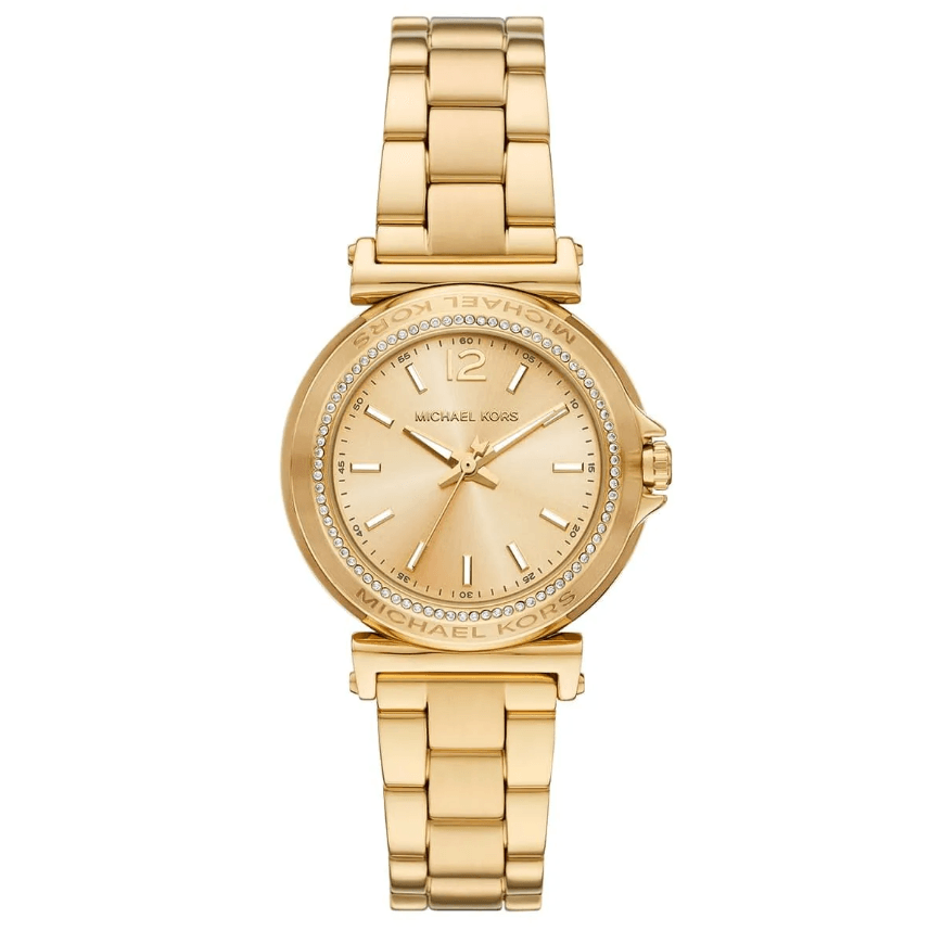 Three-Hand Gold-Tone Stainless Steel Women's Watch MK7516