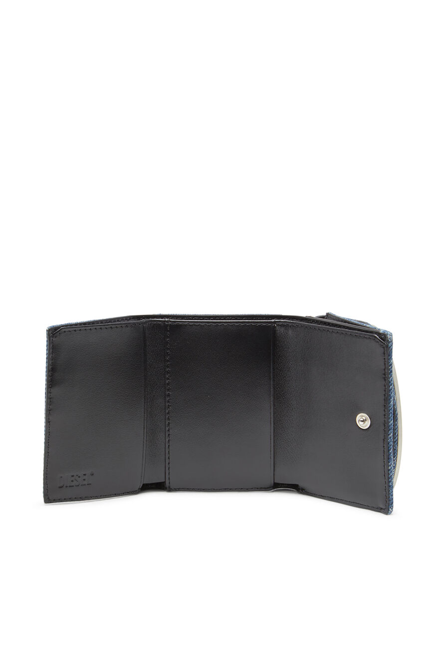 1DR Tri Fold Coin XS II Denim Wallet
