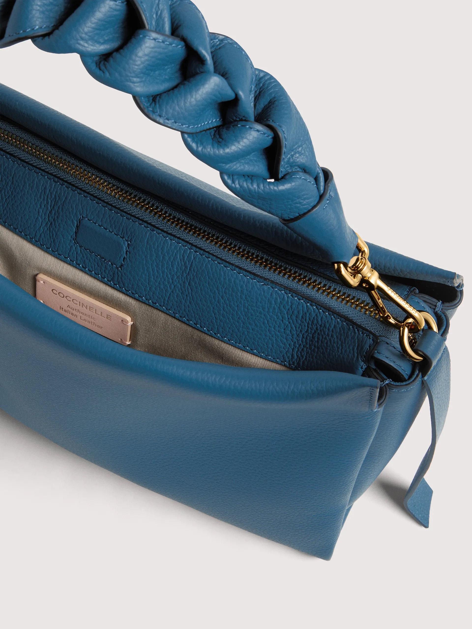 Boheme Grain Double Clutch Leather Shoulder Bag E1M50190201 