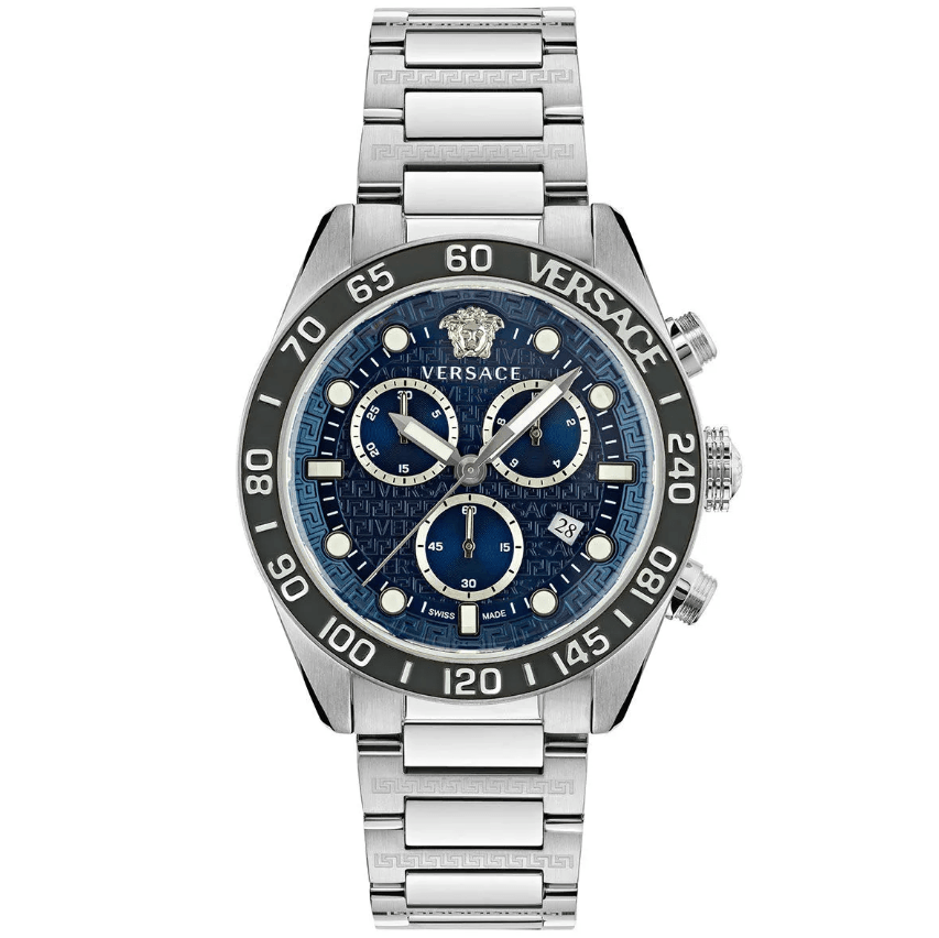 Metallic Grey Stainless Steel Men's Watch VRSCVE6K00323