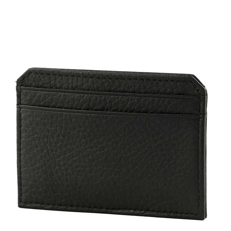 Hugo Red Nesh Black Leather Cardholder 1023636601 