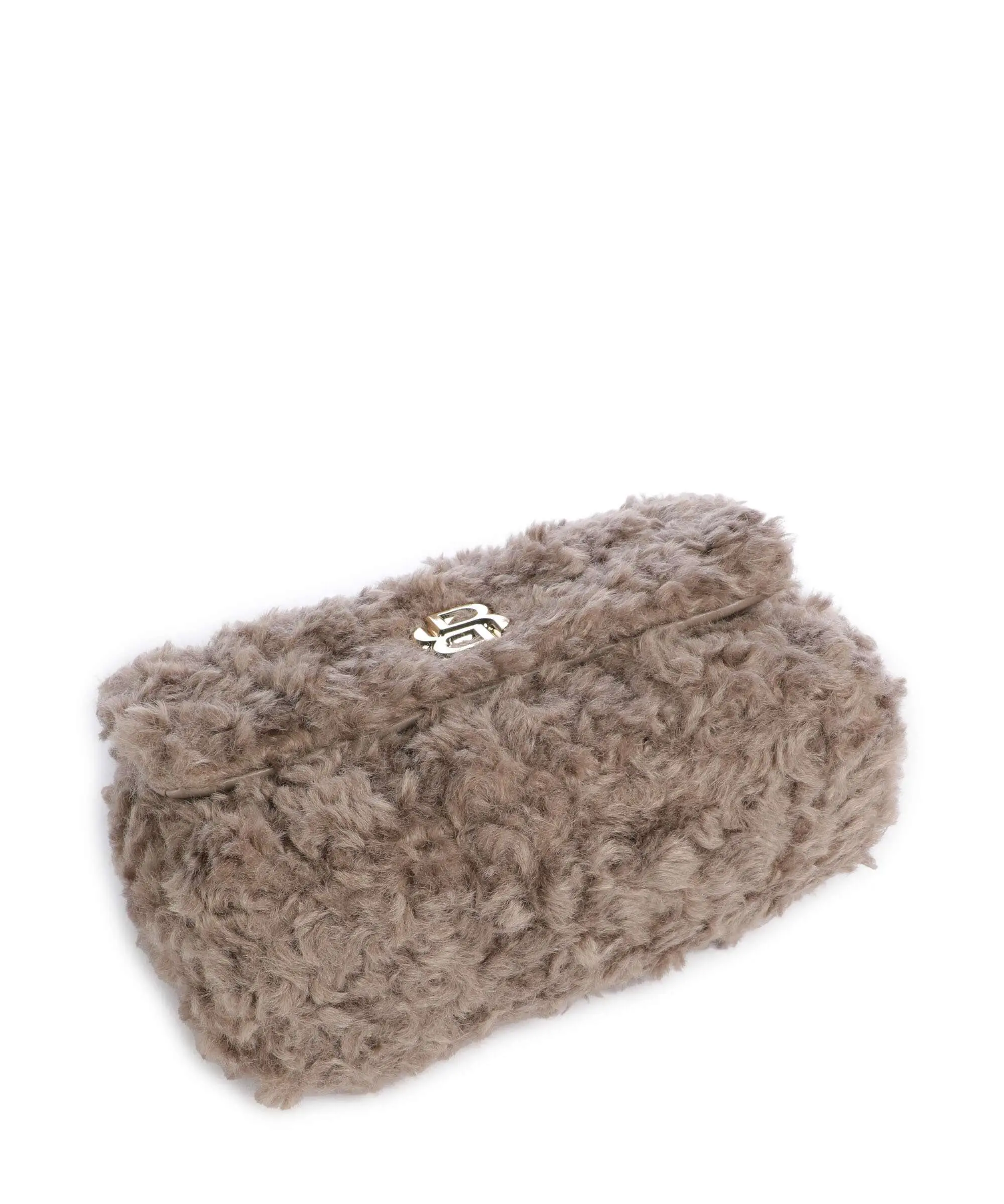 Boss Black Brown Fur B Icon Shoulder Bag 10273639 01