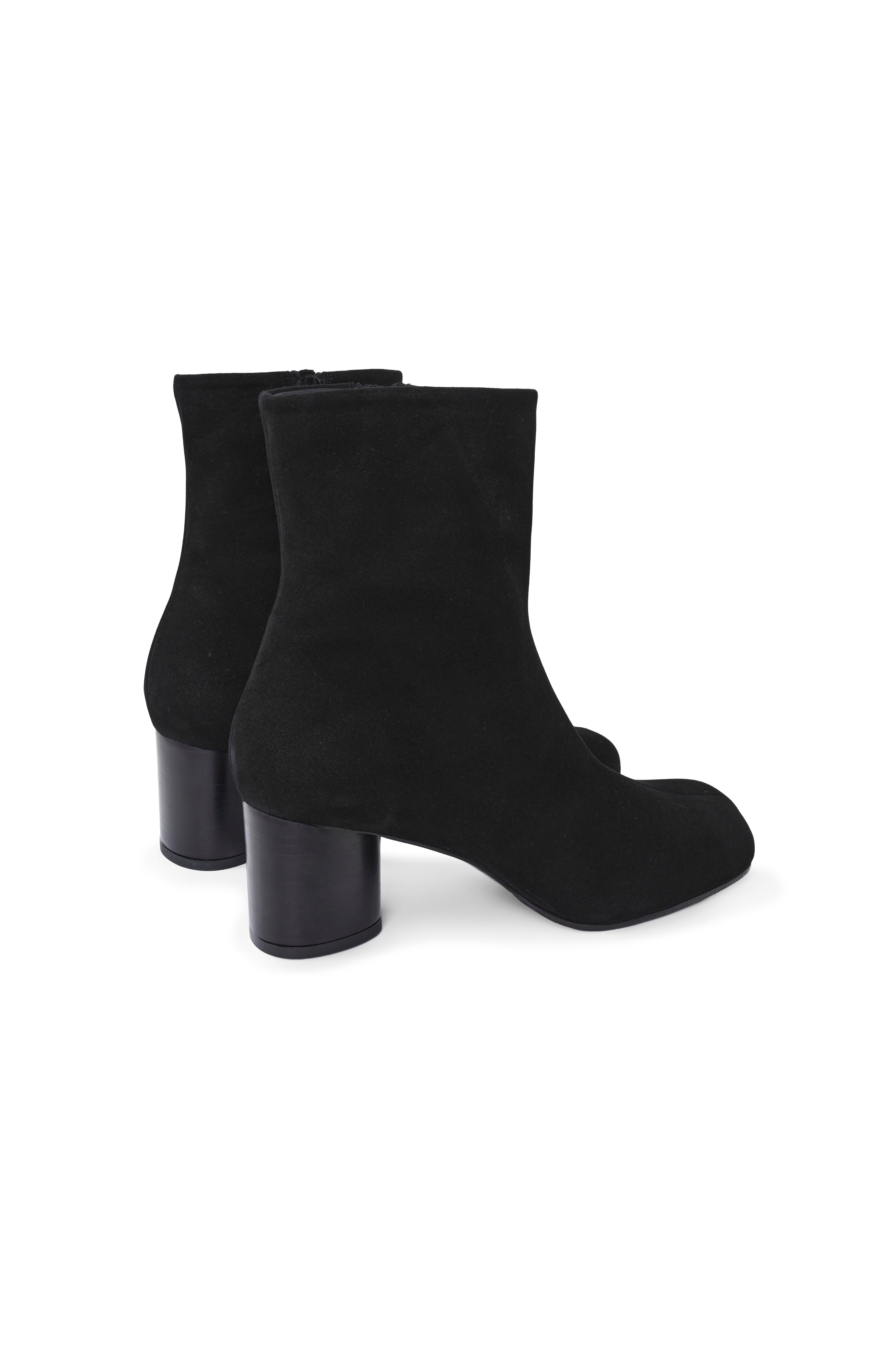 Suede Heel Boots 