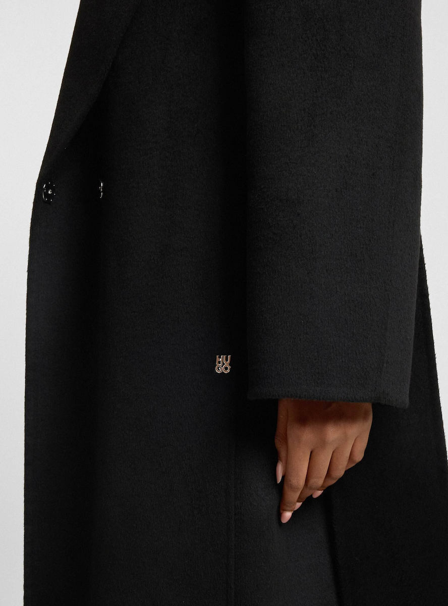 Hugo Red Black Mecami Coat 10274016