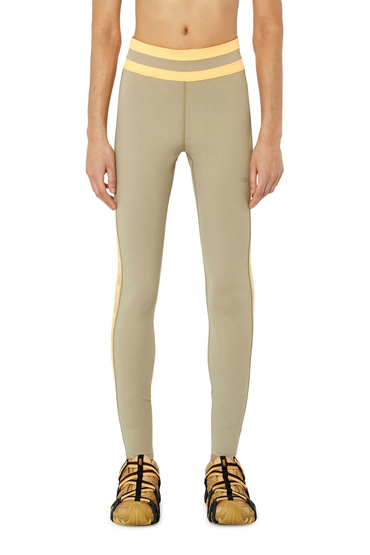 DIESEL AWSB-BREE-WT35 Leggings BEIGE S