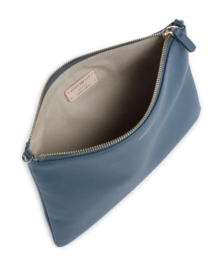 Best Mini Blue Leather Crossbody Bag E5MMA55F401